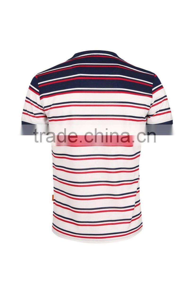 2016 fashion design striped t shirt wholesale cheap