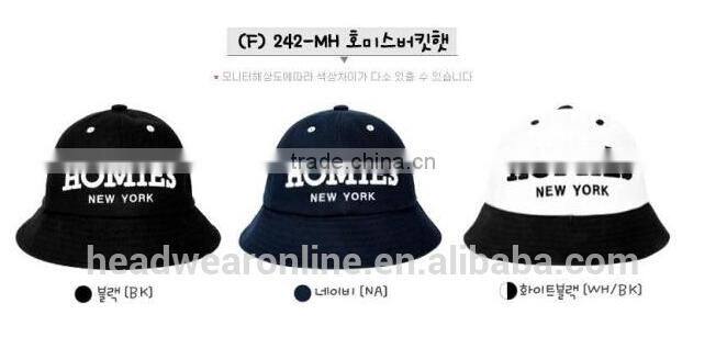Custom Cheap Embroidery Cool Bucket Hat of 100%Cotton Dongguan Factory
