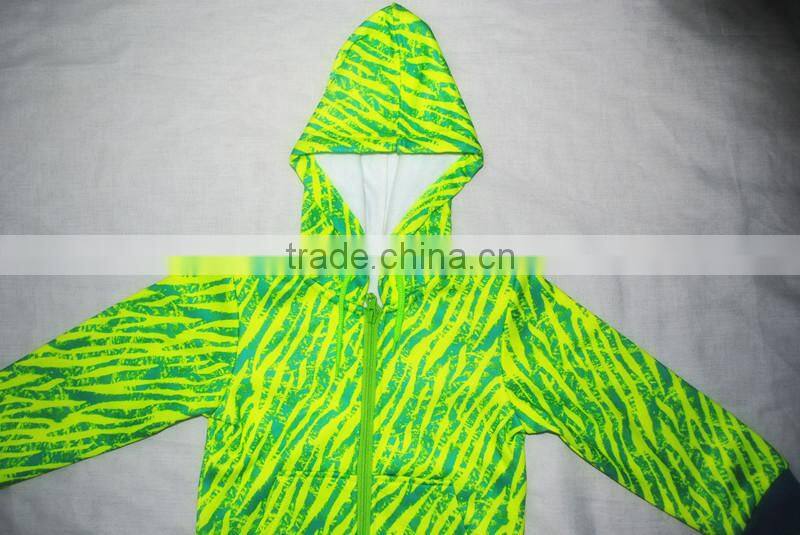 New Style professional 100% polyester fleece child wear 240g brushed inside