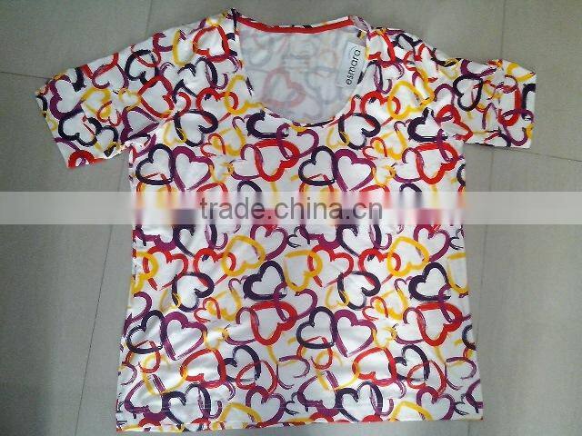 Ladies Fashionable T Shirt (Garment Stock lots / Apparel Stock / stocklots / Garment Apparel from Sri Lanka / Bangladesh)