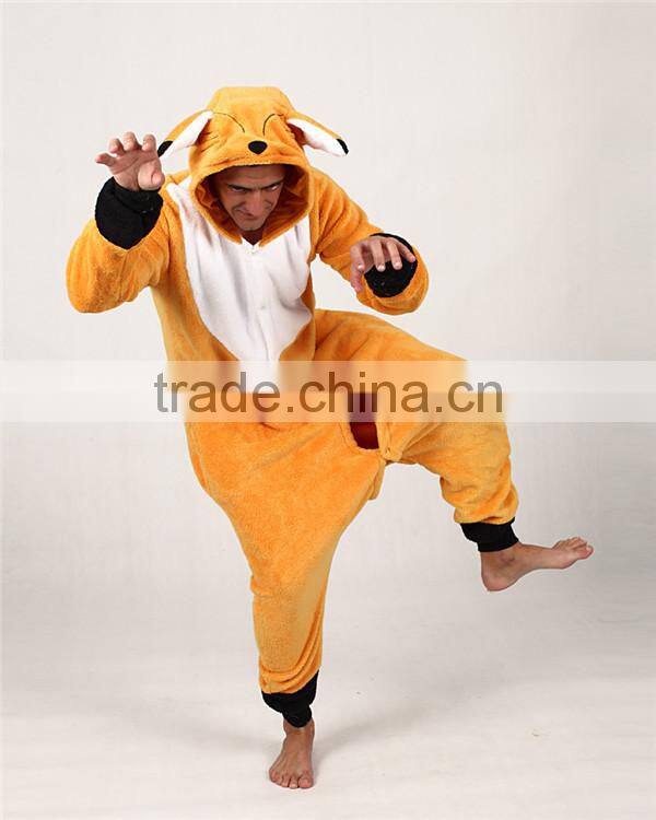 Top quality factory price wholesale animal tail fox costume for adults