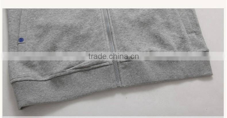 custom wholesale blank high quality plain screen print men sports hoodies without hood