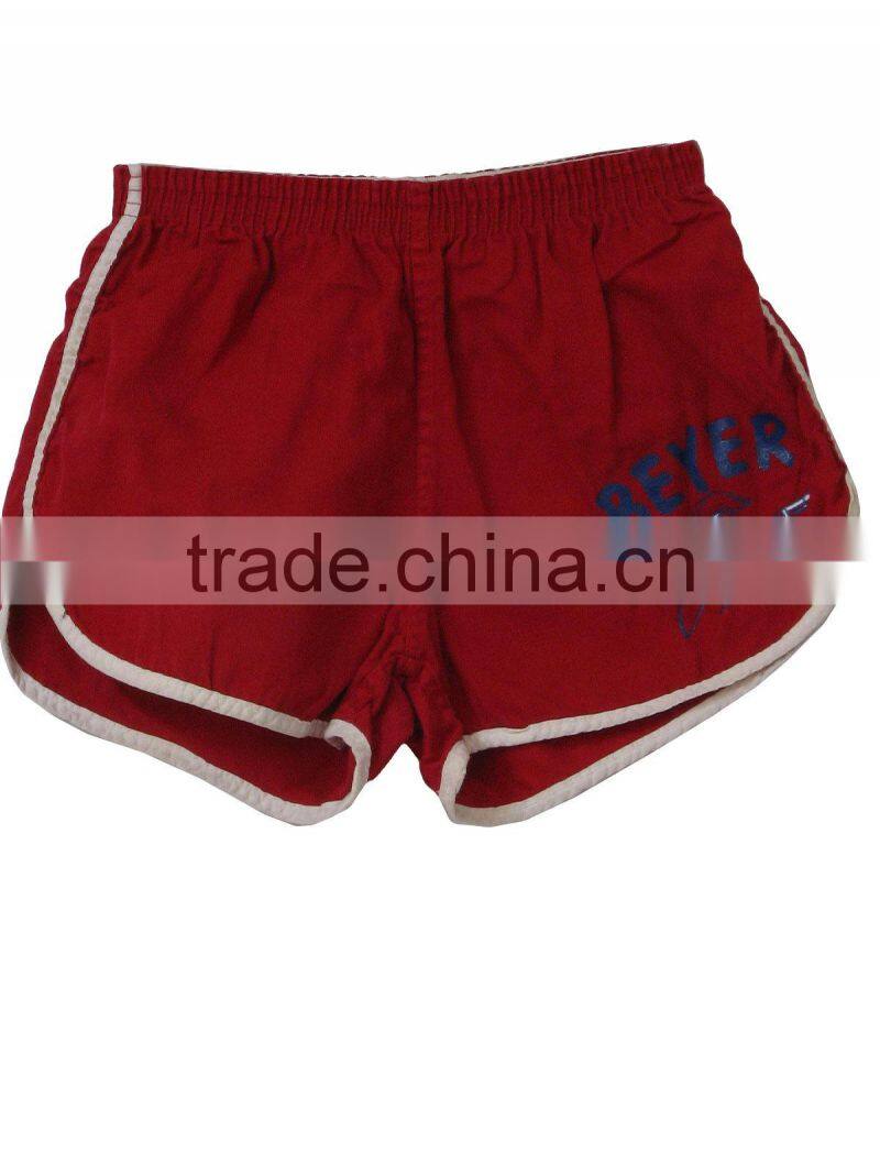 quick dry piping men's shorts/printed Men's shorts from nanchang factory