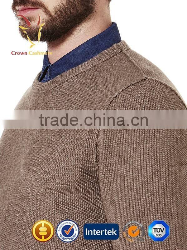 Fashion Designs Men Wool Knitwear Brands Pure Cashmere Sweater
