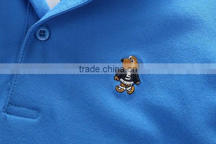 2017 Custom OEM high quality 100%cotton school uniform polo shirts design