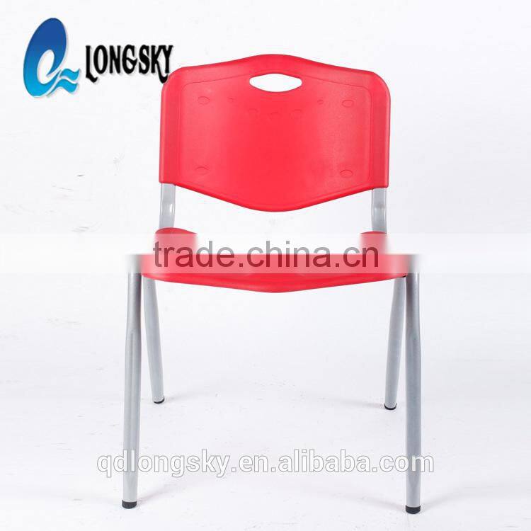LS-4024 Modern Classical Style School Study Chairs stackable Plastic Student Chairs