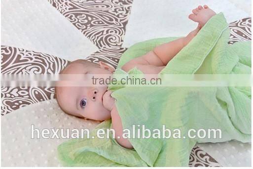 OEM factory or stocked designs 100% Cotton Baby Muslin Wrap swaddle Blanket Baby muslin swaddle