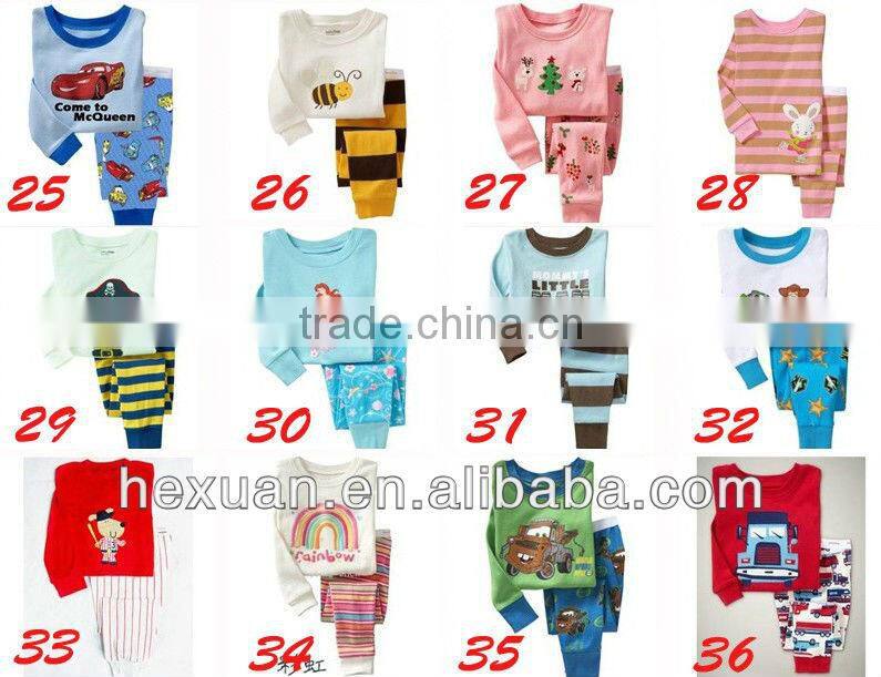 Latest New Design kids pyjamas wholesale