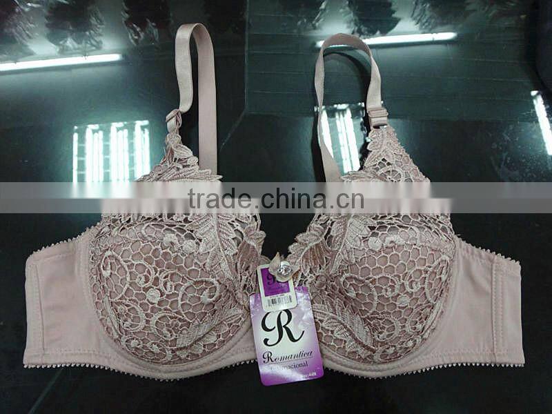 new arrival fashion embroidered unwired bra hot sexy women bra underwear