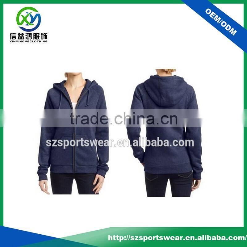 Eco Friendly Cotton Wholesale Pullover women Hoody fleece in side