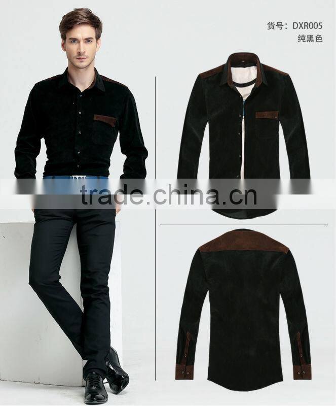 2014 New Shirt For Men corduroy shirt