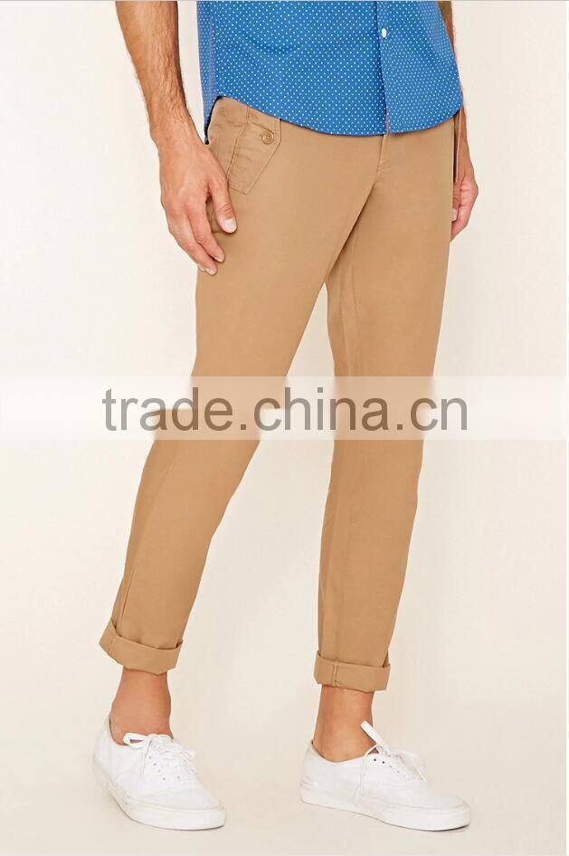 China factory wholesale cheap price oem service fashion hot selling fitted canvas men pants