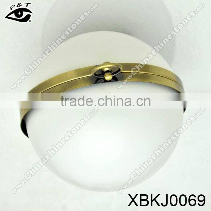 Round Shape Bronze Arch Metal Purse Hardware Frame Handmade Bags Accessories for Purse 15.5CM