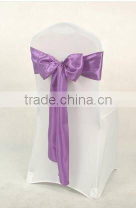 factory supply 18 cm high quality wedding holiday chair bow satin chair bow