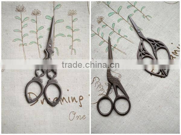 Antique Zakka Scissors Embroidery Bird Scissors Craft Thread Scissors