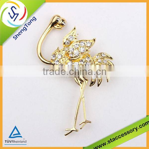 2015 high quality rhinestone brooch napkin rings