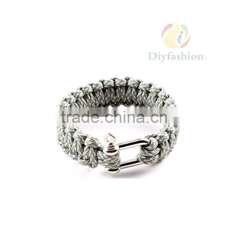 Outdoor Survival Bracelet Paracord, Handmade Bracelet For Men Women PC6013-3