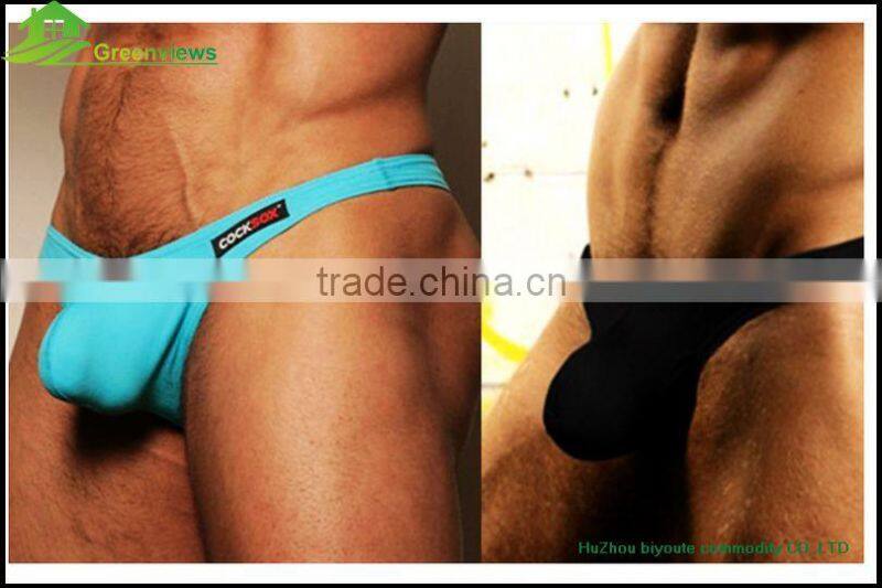 OEM service supported gay men thong pouch cotton sexy men underwear sexy gay men underwear factory boys briefs