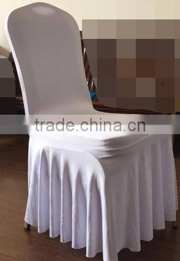 Juponnage Spandex chair cover without four way stretch chair cover