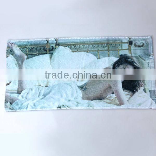 Customized Reactive Printing Velour Beach Towel