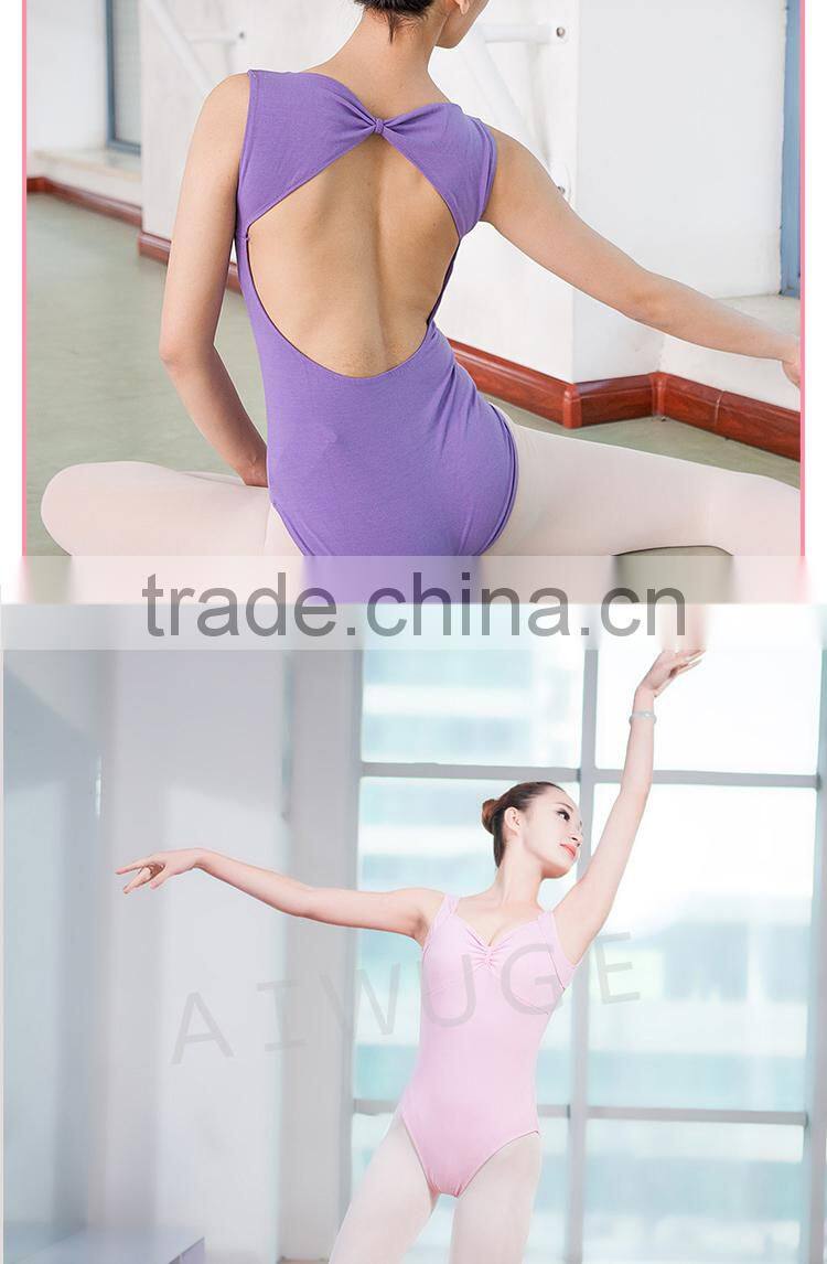Ballet Leotard For Women High Quality Cotton Ballet Dancing Costume Professional Adult Gymnastics Leotard