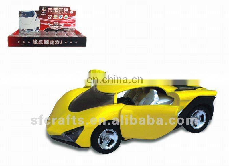 fashion alloy model 1 32 pull back car with light
