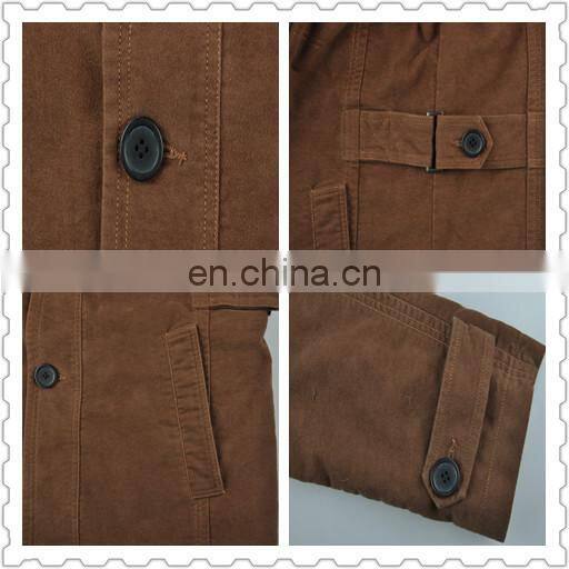 2015 fashion spring cotton classic style man business suit coat long