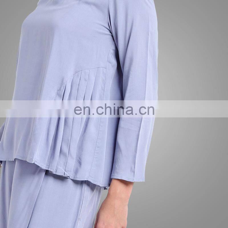 OEM manufactory plain baju kurung malaysia women clothing baju melayu for ladies