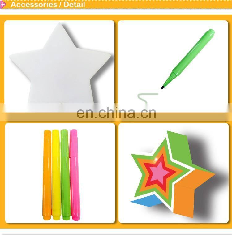 DIY coloring kit for kids STAR light