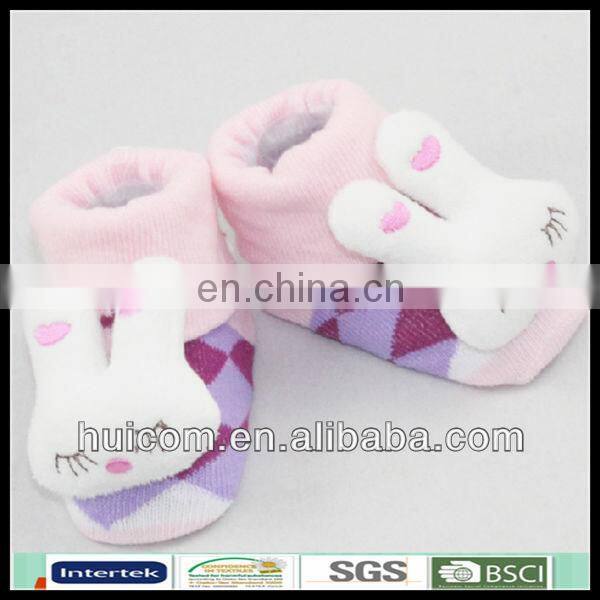 high quality fancy baby jaquard 3D socks custom baby socks