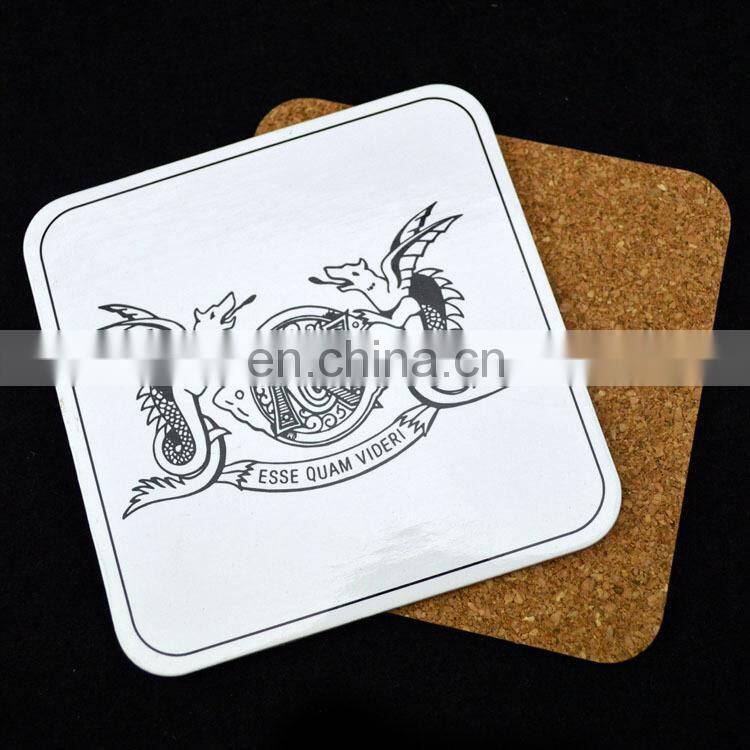 full colors designs custom printed coasters cork