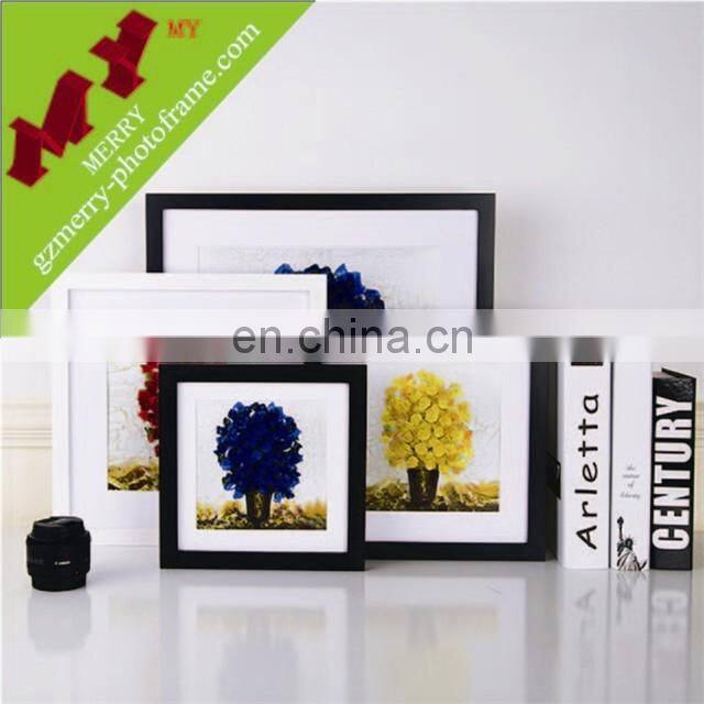 2016 hot product wooden square picture frame wholesale