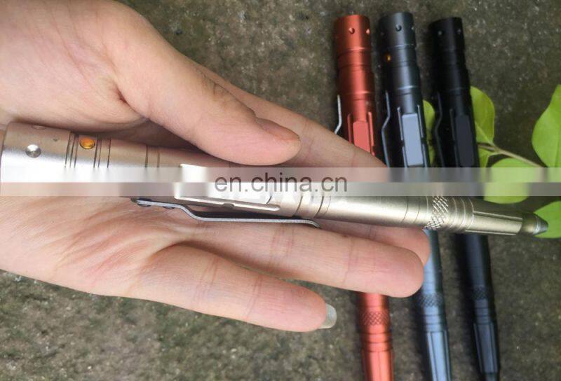 162mm Aluminum Alloy 10 Hour Working Nichia LED Tactical Pen Defense Self Defence