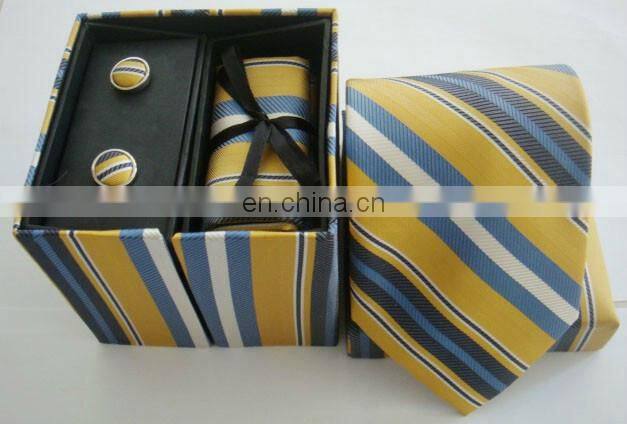 custom jacquard necktie gift set