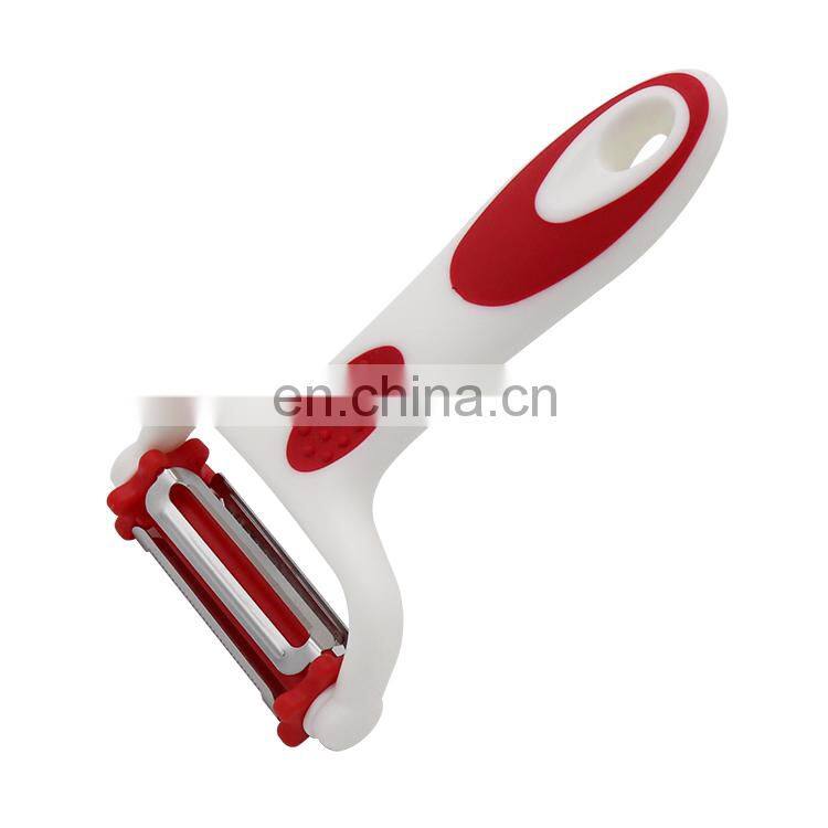 High Quality Stainless Steel 3 In 1 Potato Peeler And Cutter Fruit Peeler Vegetable Peeler With 3 Blades