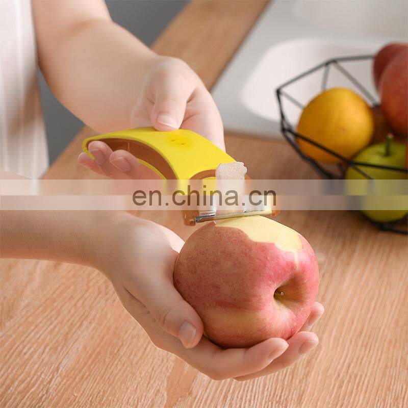 High Quality Stainless Steel 2 In 1 Potato Peeler And Cutter Fruit Peeler Vegetable Peeler With 2 Blades