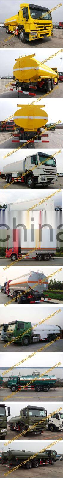 SINOTRUK Q235 carbon steel Tanker material 6*4 sinotruck fuel tank truck