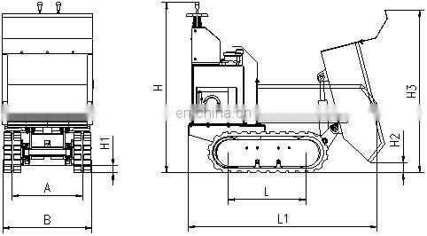 Hydraulic micro dumper for sale