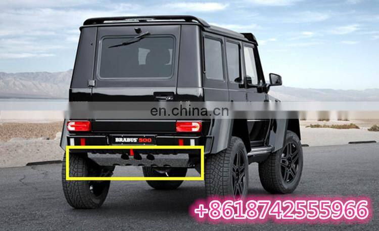 Aluminum alloy rear skid plate for w463 g500 4*4 rear down board fit for MB g500 g55 g65 brabas auto parts for g500 4*4