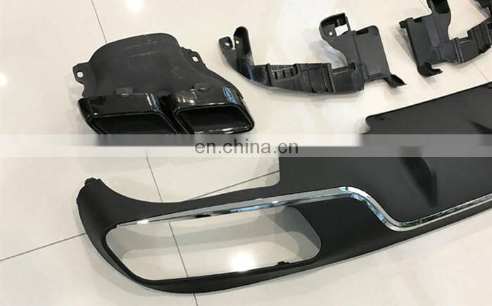 new style E-class w 213 body kitfor W213 E63 auto body kit diffuser with muffler tips E63 auto parts 2017 2016