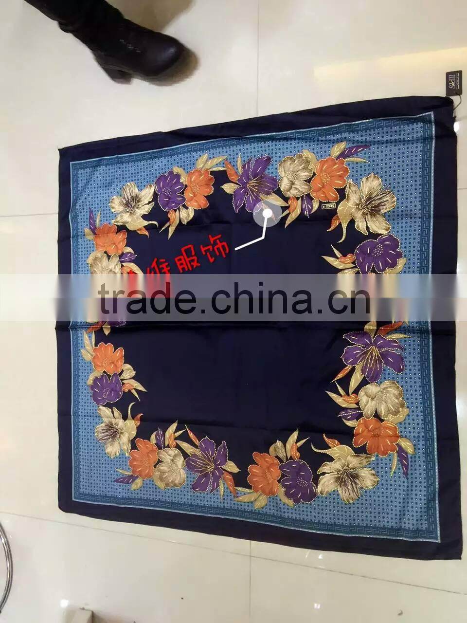 NEW 110*110CM Turkey silk muslim square scarf