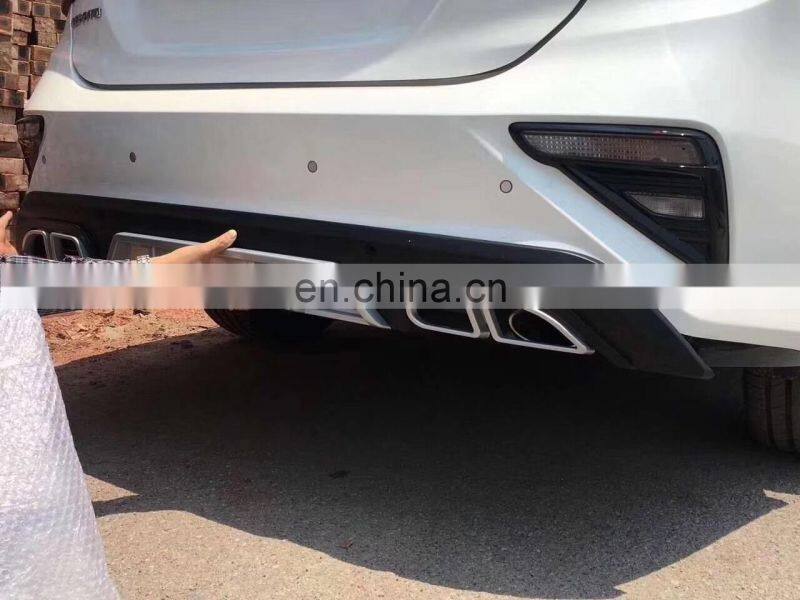 auto parts rear bumper   lip diffuser  for Kia cerato k3 new model