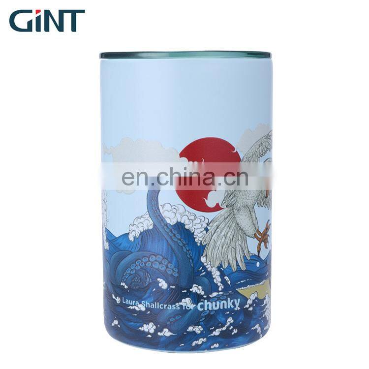 customzied 10oz customized stainless steel coffee tumbler vacuum Insulated tea mug with li