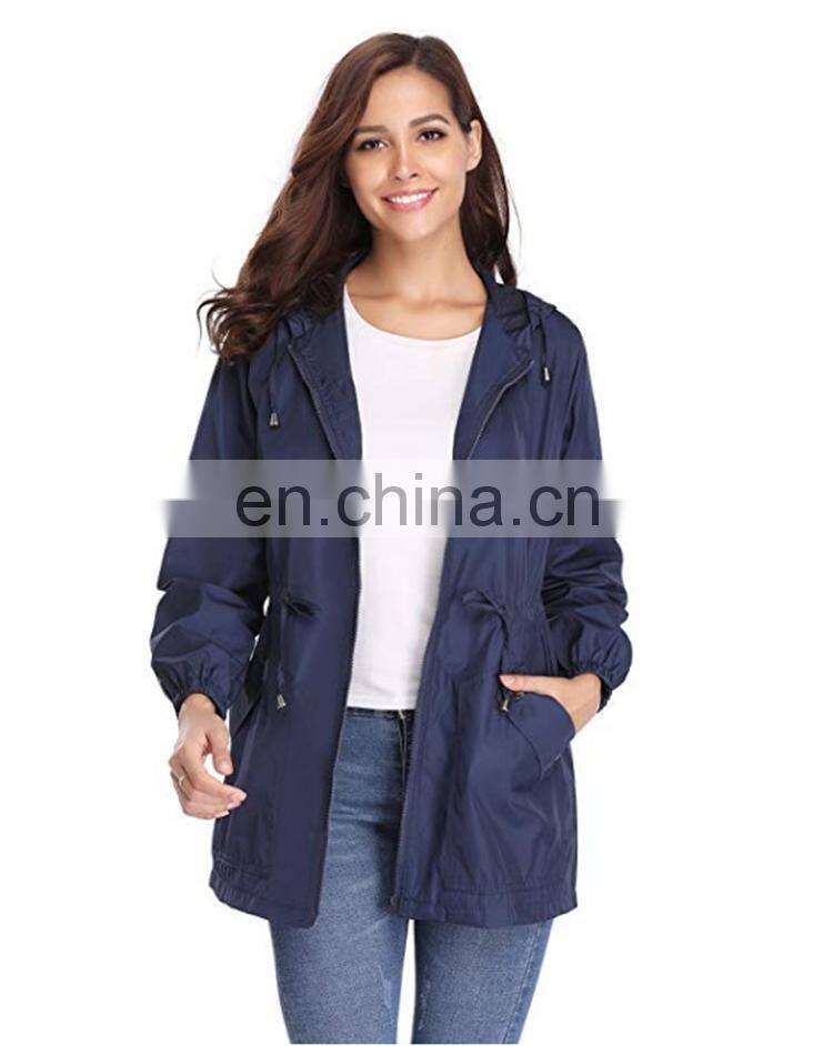 Wholesale custom brand womens jackets denim outdoor waterproof down jacket custom hoodies plus size coat