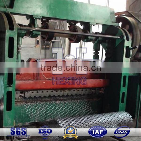 green PVC coated expanded metal plate diamond mesh