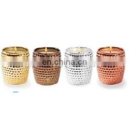 aluminium cast wax candle jar