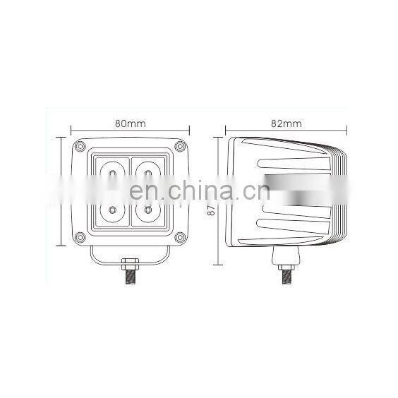 18w led new work light 10-30V spot/flood beam led lamp DC 10-30V LED814W