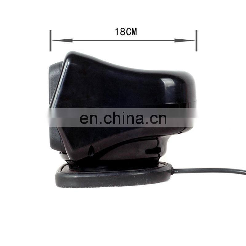 LED524B wireless remote control lignt 7 inch search led light lamp Convex lens and round lens 360 around 120 Up 120 down LANTSUN