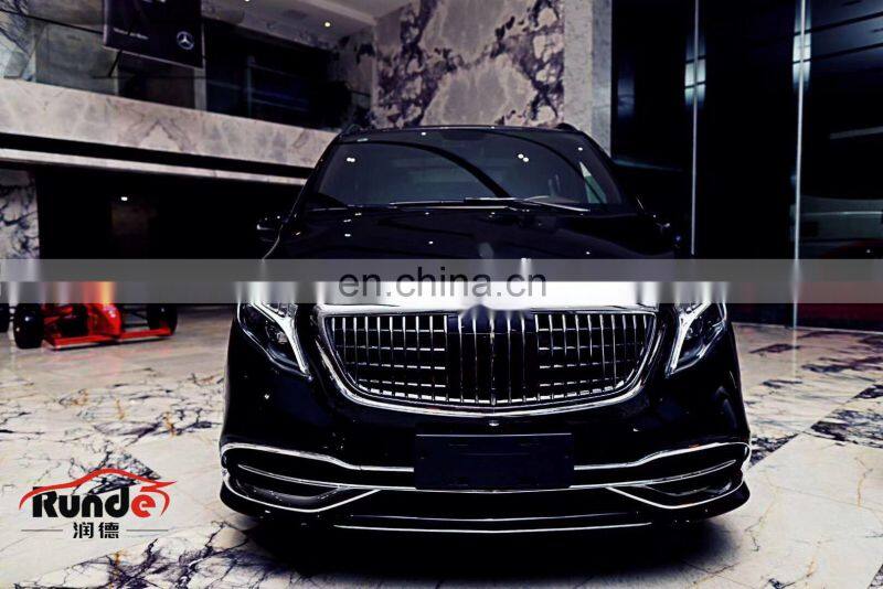 RUNDE W447 May-back Style Body Kits Including Bumper Side Skirt Hood For Mercedes BENZ W447 V250 V260