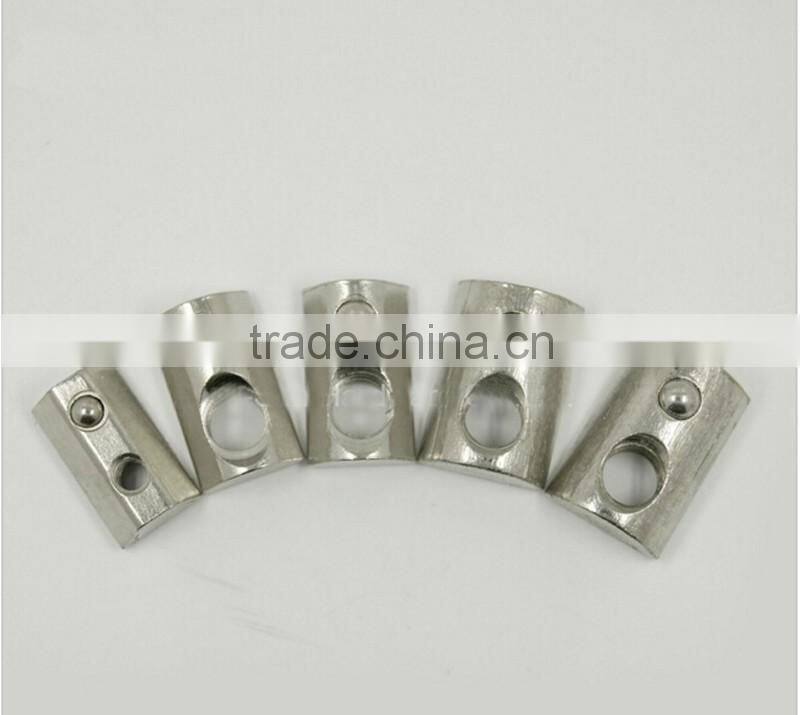 m6-40 m6-45 roll in t nuts with ball spring rivet nut raw cashew nut prices bolt nut